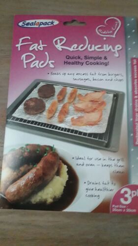 3pk Fat Reducing Pads For Cooking 3pk Fat Reducing Pads For Cooking